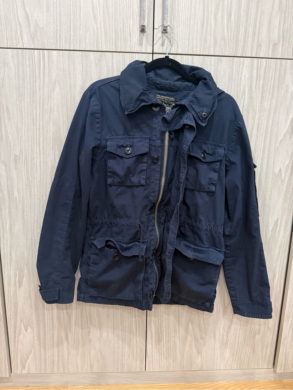 J. Crew Men's Navy Utility Field Jacket - S